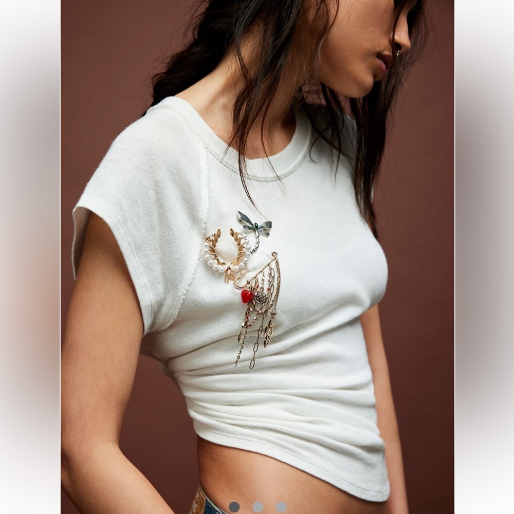 NWT FREE PEOPLE ANIMAL BEHAVIOR BROOCH